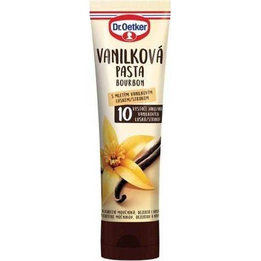 Fotografie Dr. Oetker Vanilková pasta Bourbon s mletým vanilkovým luskem (100 g)