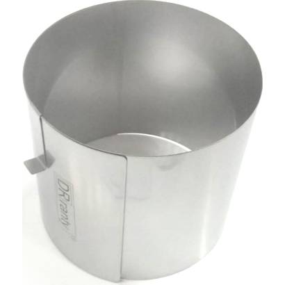 Nastavitelná forma kruhová 15-21 cm (výška 14cm) BEZ MĚŘÍTKA - DR ranty