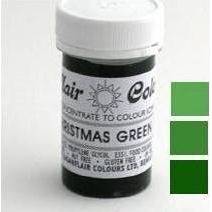 Gelová barva Sugarflair (25 g) Christmas Green