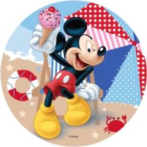 Jedlý papír Mickey a Minnie 21cm - Modecor