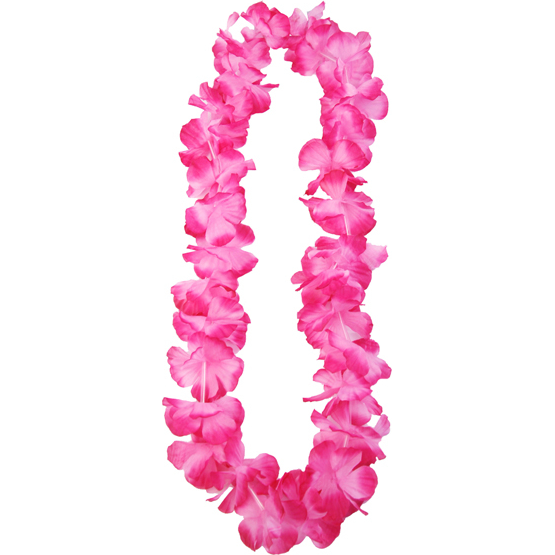 Havajský věnec Aloha růžový - PartyDeco