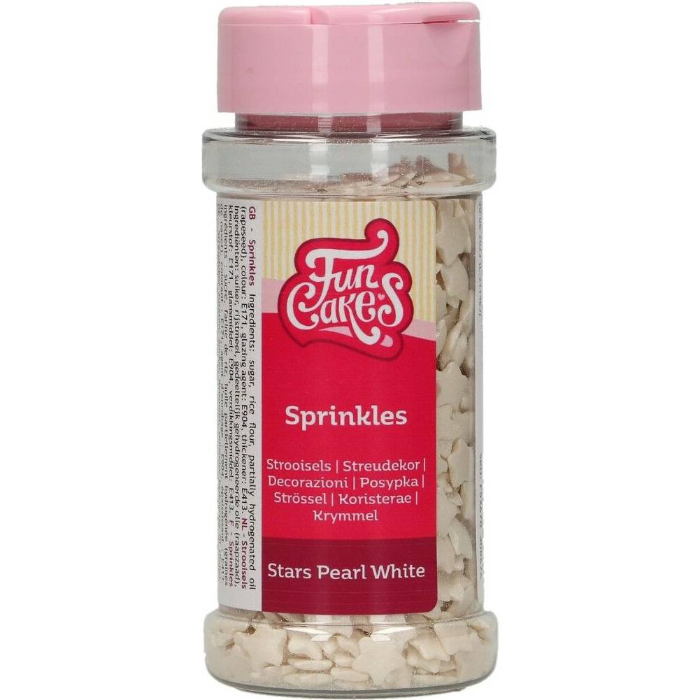 Cukrové perleťové hvězdičky 60g - FunCakes