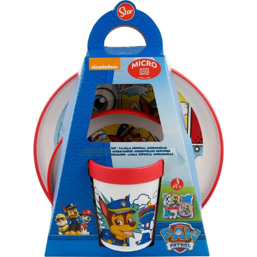 Dětská jídelní sada 3ks Paw Patrol - Stor