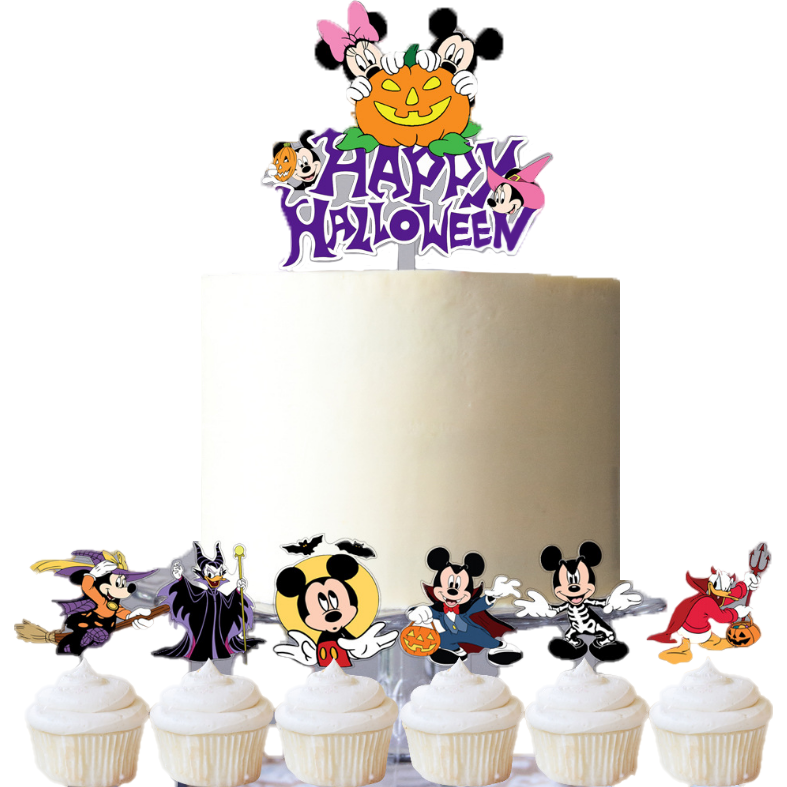 Zápich do dortu Mickey Halloween - Cakesicq