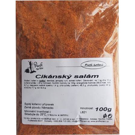 Cikánský salám (100g) koření - Koření