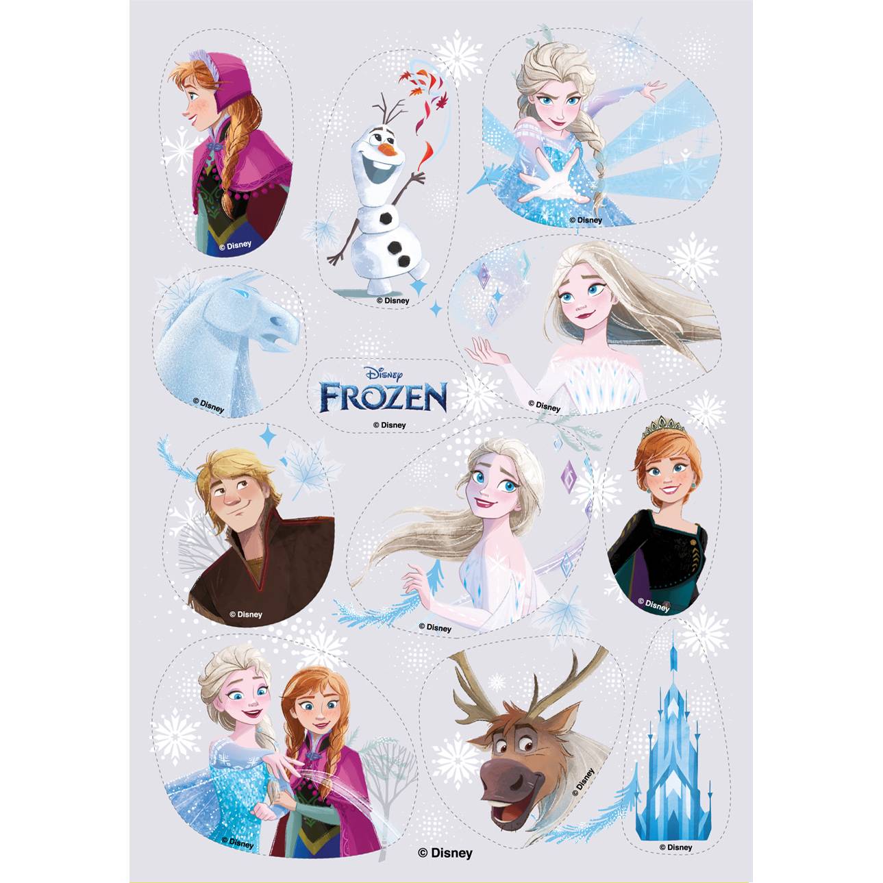 Fondánový papír k vystřižení Frozen - Dekora