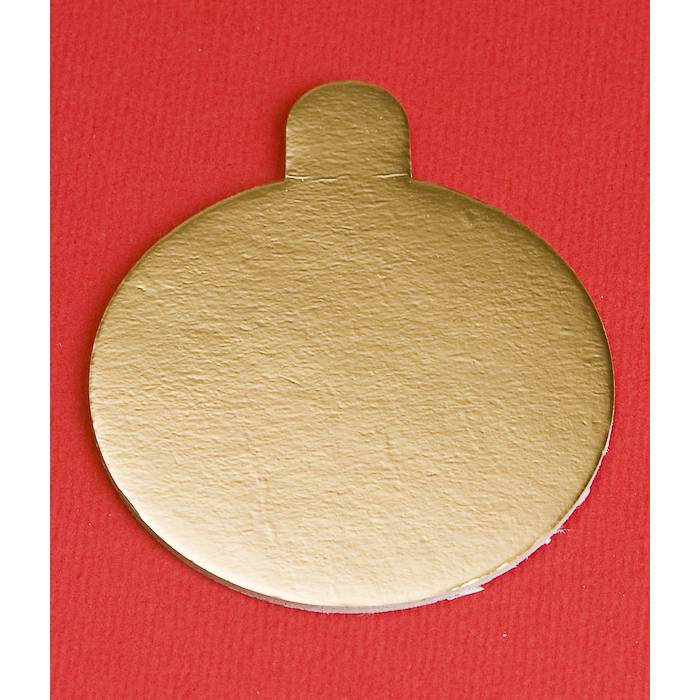 Podložka papír zlatá minidezert prům.10cm (kulatá) 200 ks - Monaco