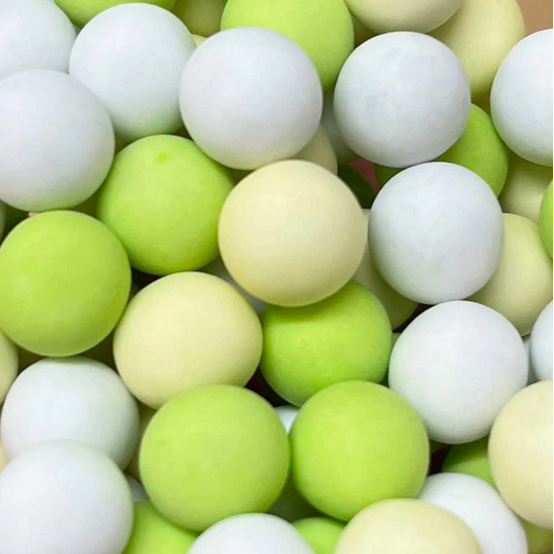 Čokoládové kuličky 70g zeleno bílé - Scrumptious