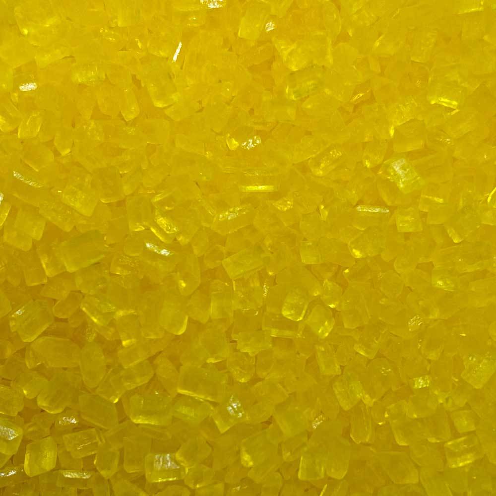 Cukrové krystalky 80g yellow - Scrumptious