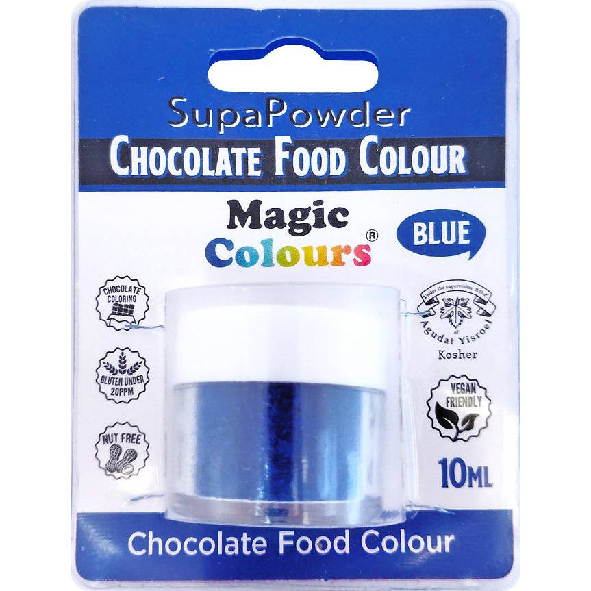 Prášková barva do čokolády Magic Colours (5 g) Choco Blue