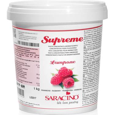 Ochucovací pasta malina 1kg - Saracino