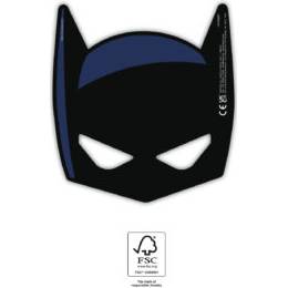 Papírová maska 6ks Batman - Procos