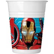 Plastové kelímky 200ml 8ks Star Avengers - Procos