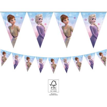 Papírová Girlanda Frozen 2,3m vlaječky - Procos