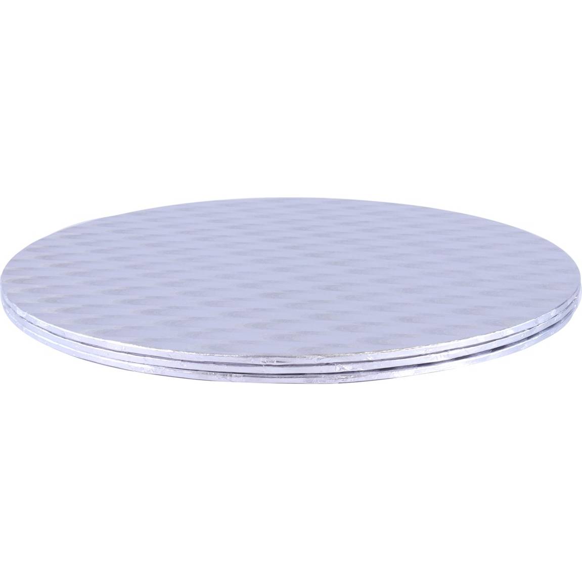 3 stříbrné podložky na dort, 23cm - PME