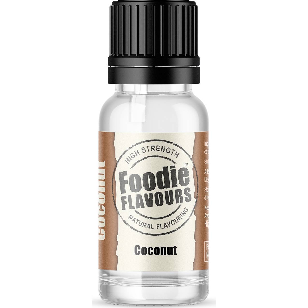 Přírodní koncentrované aroma 15ml kokos - Foodie Flavours