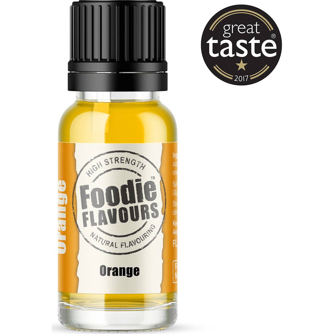 Přírodní koncentrované aroma 15ml pomeranč - Foodie Flavours