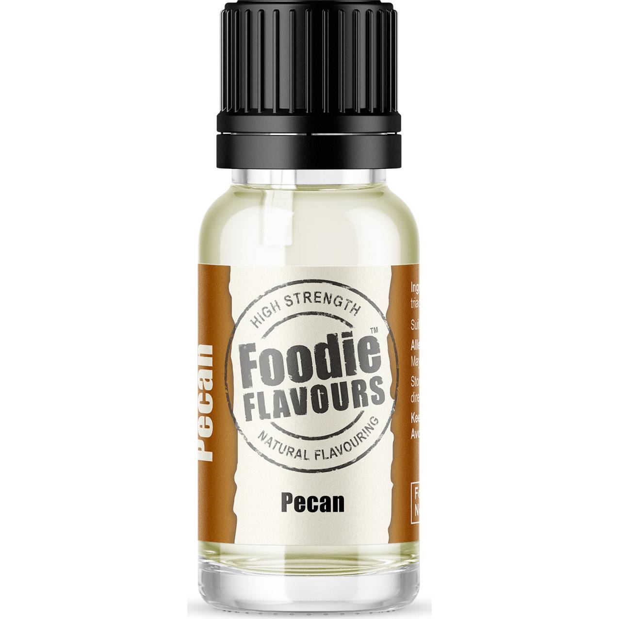 Přírodní koncentrované aroma 15ml pekanový ořech - Foodie Flavours