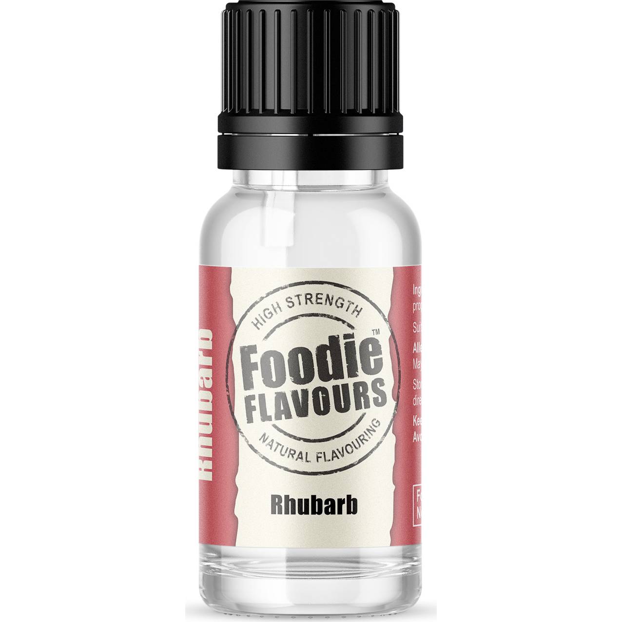 Přírodní koncentrované aroma 15ml rebarbora - Foodie Flavours