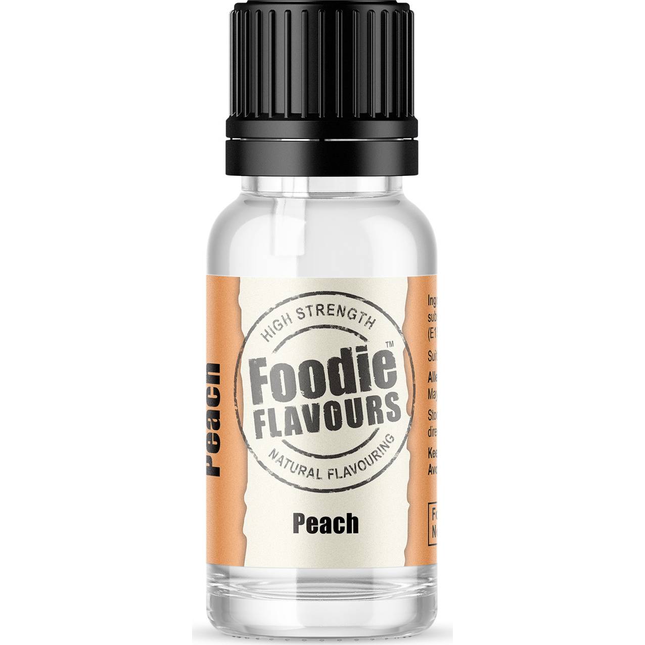 Přírodní koncentrované aroma 15ml broskev - Foodie Flavours