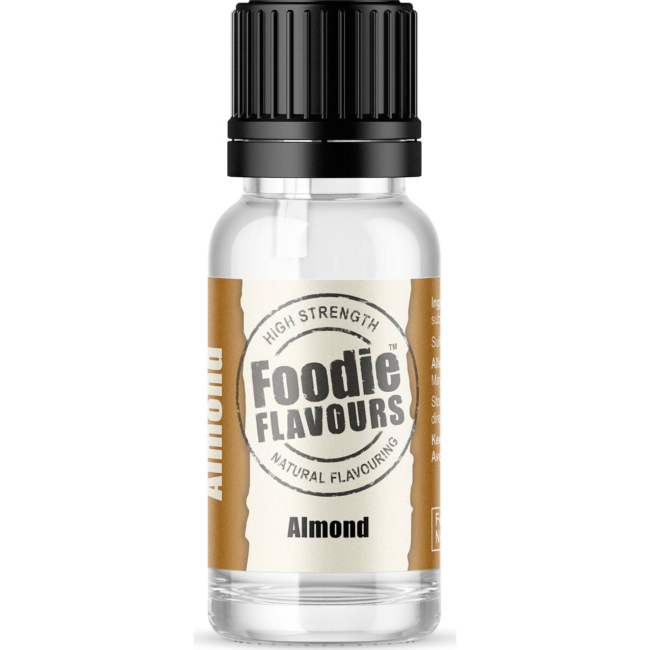 Přírodní koncentrované aroma 15ml mandle - Foodie Flavours