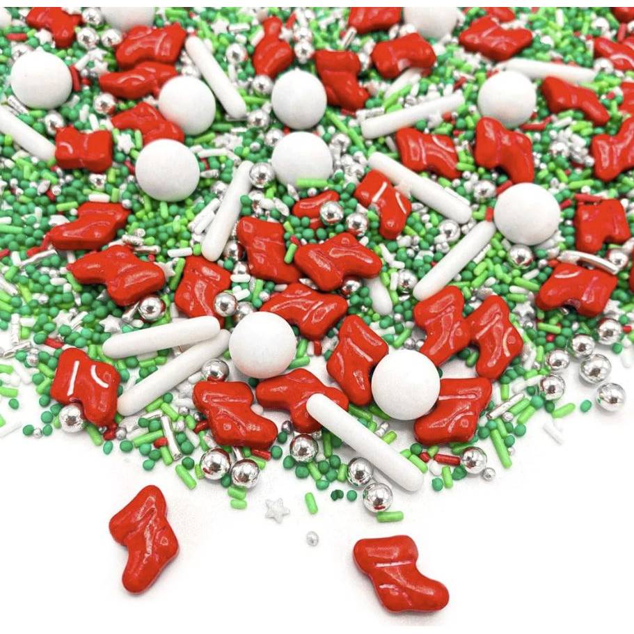 Zdobení christmas stockings 90g - Happy Sprinkles