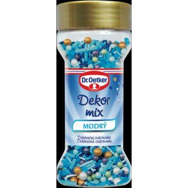 Dr. Oetker dekor mix modrý 50g - Dr. Oetker