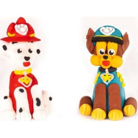 Cukrová figurka Paw Patroll Chase a Marshall - K Decor