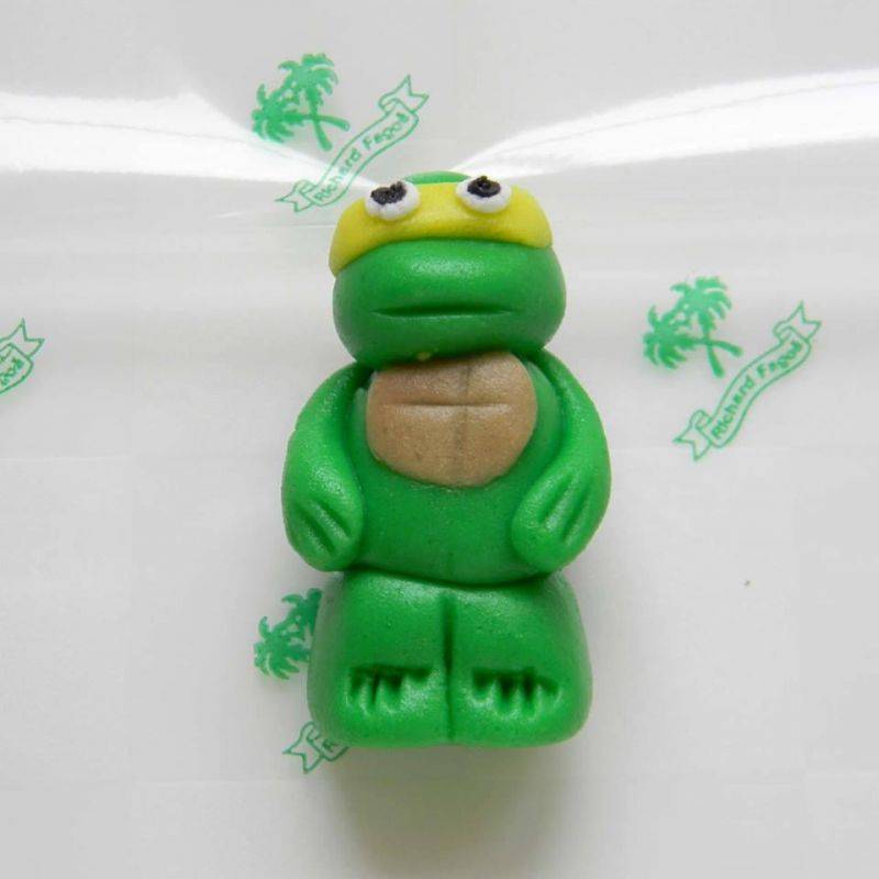 Figurka na dort želva ninja 5cm Michelangelo  z kokosové hmoty - Fagos
