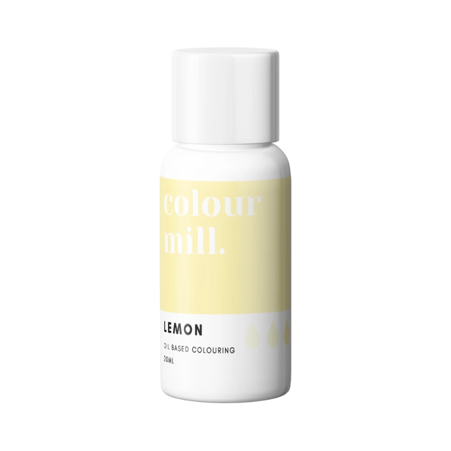 Fotografie Olejová barva 20ml vysoce koncentrovaná citrónová - colour mill