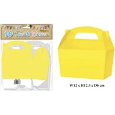Krabička na cukroví - žlutá 12 x 12,5 x 6 cm - Scrumptious