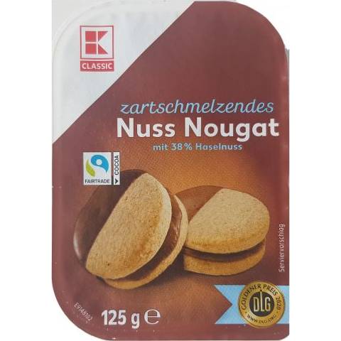 Ořechový nugát 38% 125g - Kaufland