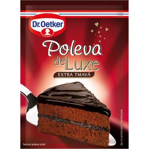 Dr. Oetker Poleva de Luxe extra tmavá (100 g) DO0048 dortis