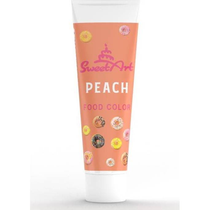 SweetArt gelová barva tuba Peach (30 g)