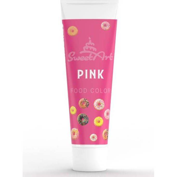 SweetArt gelová barva tuba Pink (30 g)