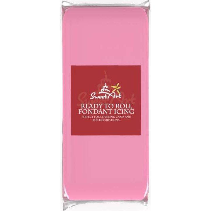 SweetArt potahovací a modelovací hmota vanilková Pink (1 kg)