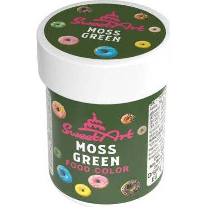 SweetArt gelová barva Moss Green (30 g)