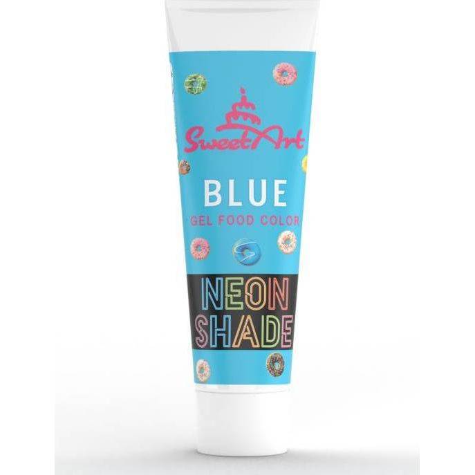 SweetArt gelová barva neonový efekt tuba Blue (30 g)