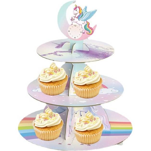 Papírový stojan na muffiny a capcaky Unicorn - Cakesicq