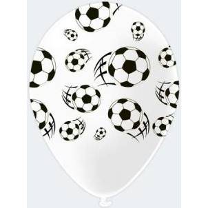 Latexový balonky fotbal, 5 ks - tib