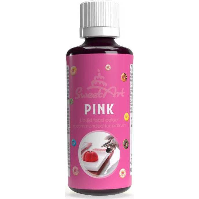 SweetArt airbrush barva tekutá Pink (90 ml)