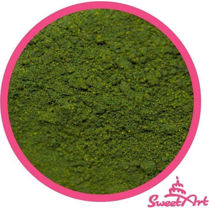 SweetArt jedlá prachová barva Grass Green trávově zelená (2,5 g)