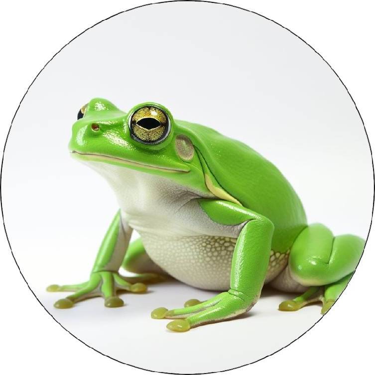 Jedlý papír zelená žába 19,5cm