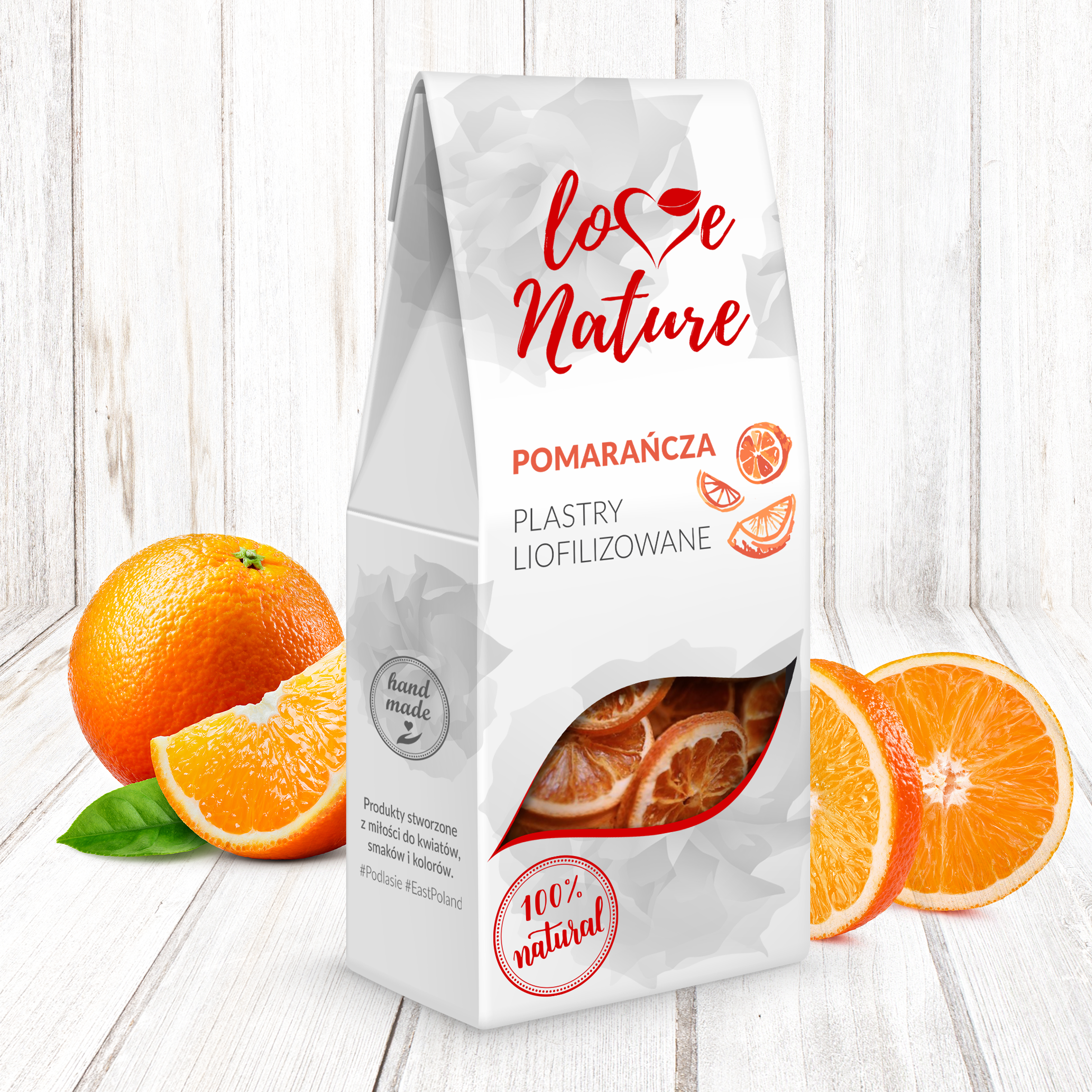 Lyofilizovaný pomeranč 20g 100% přírodní - Love Natur Obrázek
