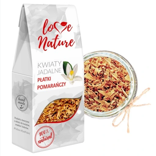 Jedlé květy pomerančí 20g 100% přírodní - Love Natur Obrázek