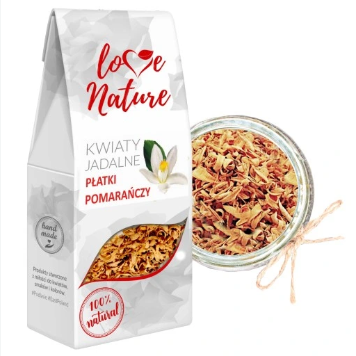 Jedlé květy pomerančí 20g 100% přírodní - Love Natur