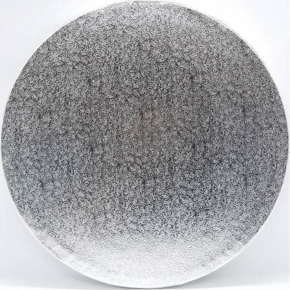 Cake Star Podložka pod dort PEVNÁ stříbrná vzor Grape kruh 36 cm 14