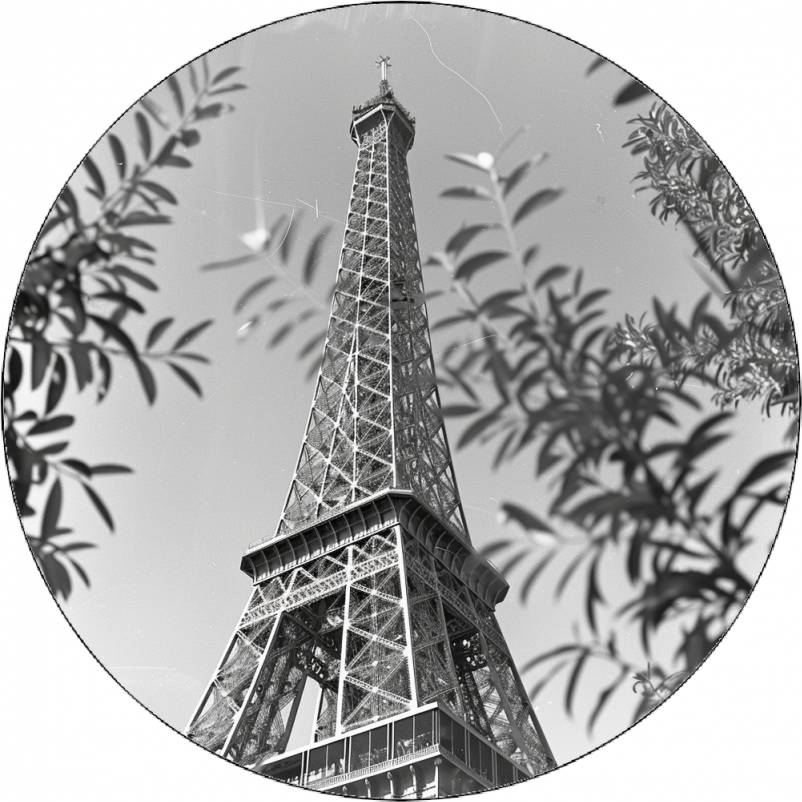 Jedlý papír Eiffelova věž 19,5 cm