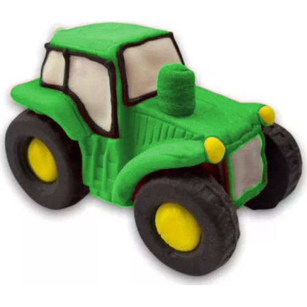 Cukrová figurka Traktor zelený - K Decor