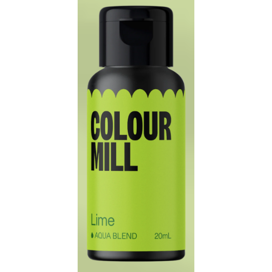 Aqua blend 20ml lime 20ml - colour mill